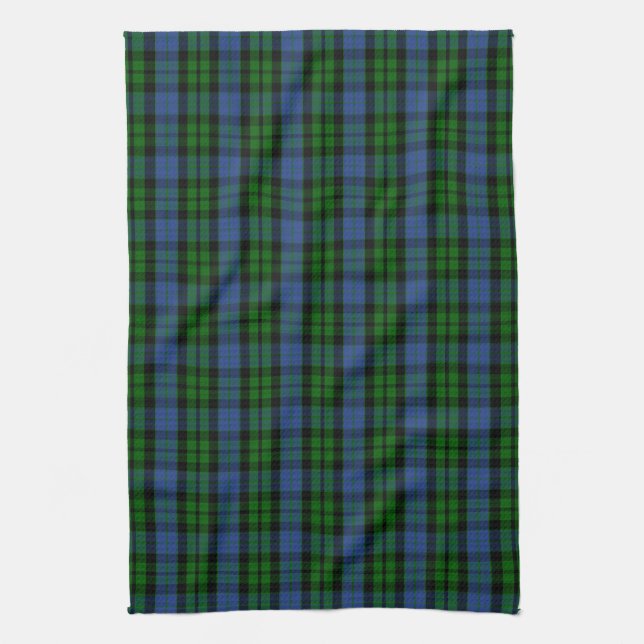 Clan MacKay Tartan Kitchen Towel (Vertical)