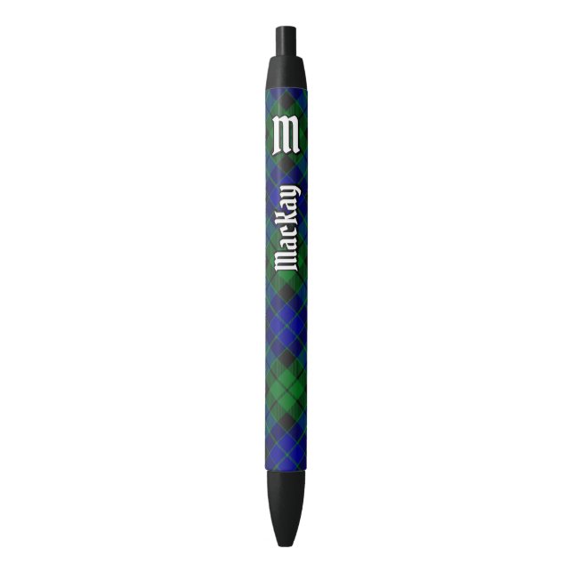 Clan MacKay Tartan Pen (Front Vertical)