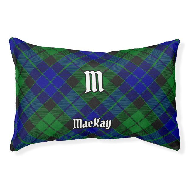 Clan MacKay Tartan Pet Bed (Front)