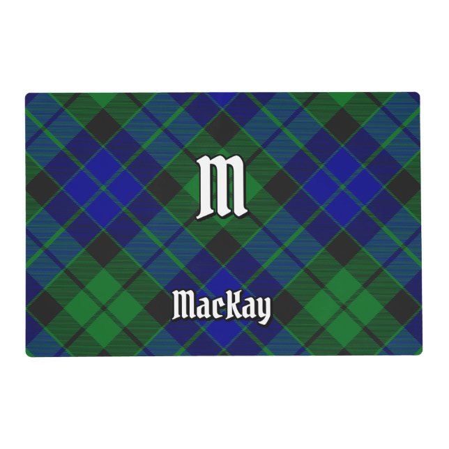 Clan MacKay Tartan Placemat (Front)