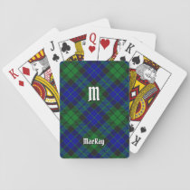 Clan MacKay Tartan Poker Cards