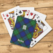 Clan MacKay Tartan Poker Cards