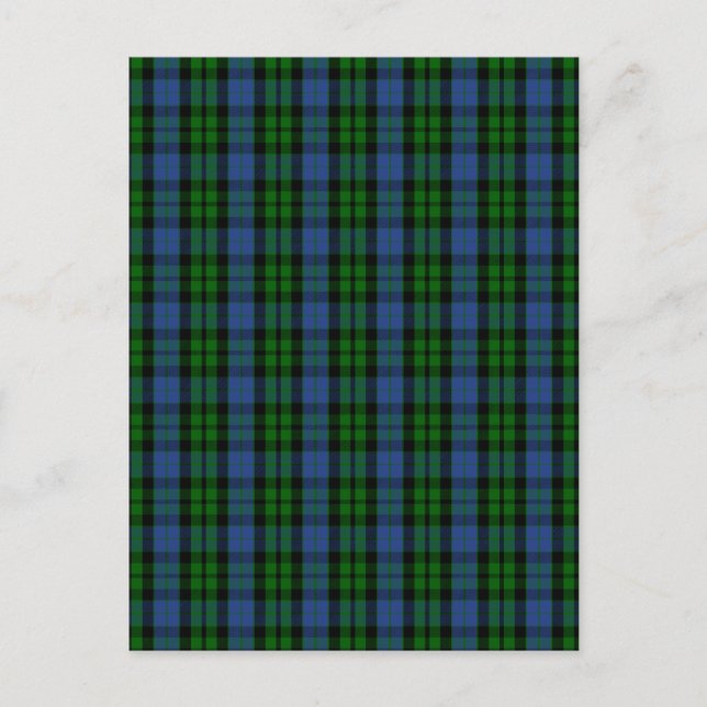 Clan MacKay Tartan Postcard (Front)
