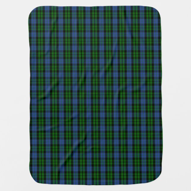 Clan MacKay Tartan Receiving Blanket (Front)