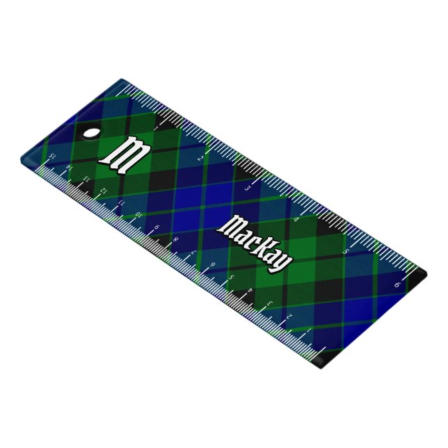 Clan MacKay Tartan Ruler (Angled)