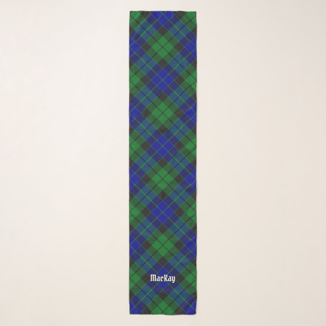 Clan MacKay Tartan Scarf (Front)