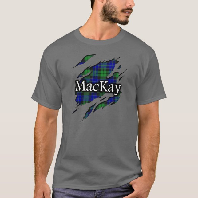 Clan MacKay Tartan Spirit Shirt (Front)