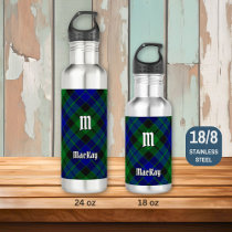 Clan MacKay Tartan Stainless Steel Water Bottle