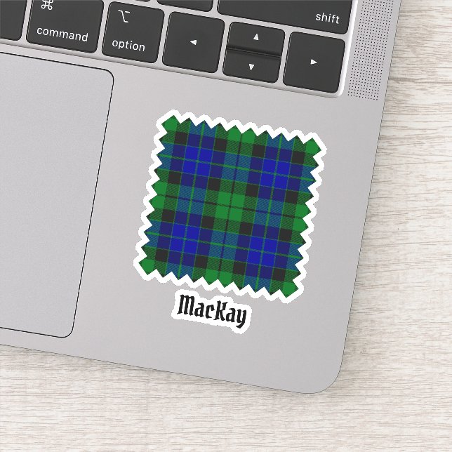Clan MacKay Tartan Sticker (Detail)