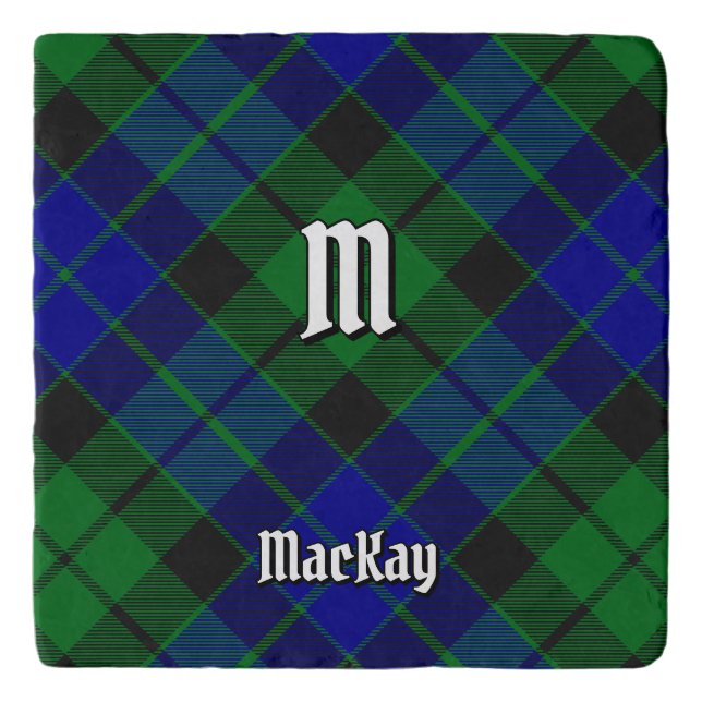 Clan MacKay Tartan Trivet (Front)