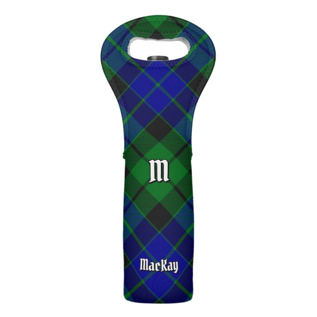 Clan MacKay Tartan Wine Bag (Front)