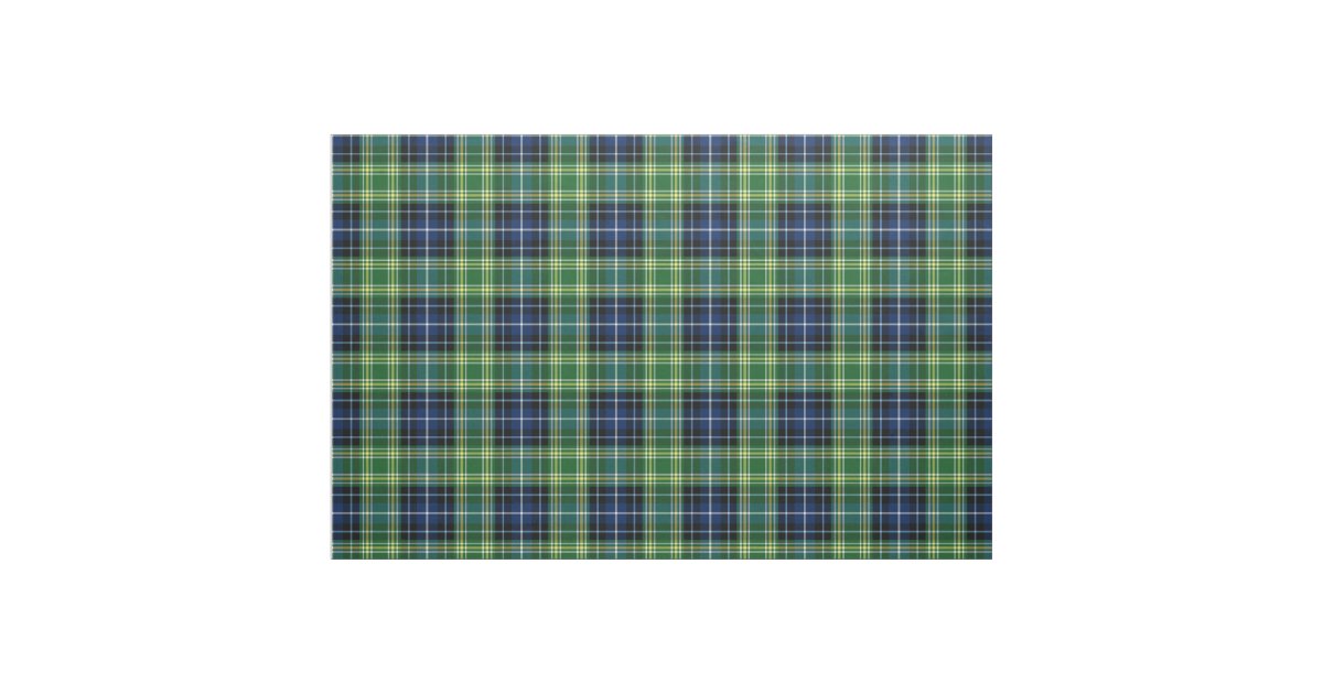 Clan MacKellar Tartan Fabric | Zazzle