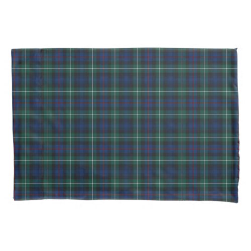 Clan Mackenzie Blue and Green Scottish Plaid Pillow Case