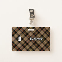 Clan MacKenzie Brown Hunting Tartan Badge