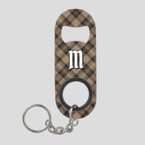 Clan MacKenzie Brown Hunting Tartan Keychain Bottle Opener