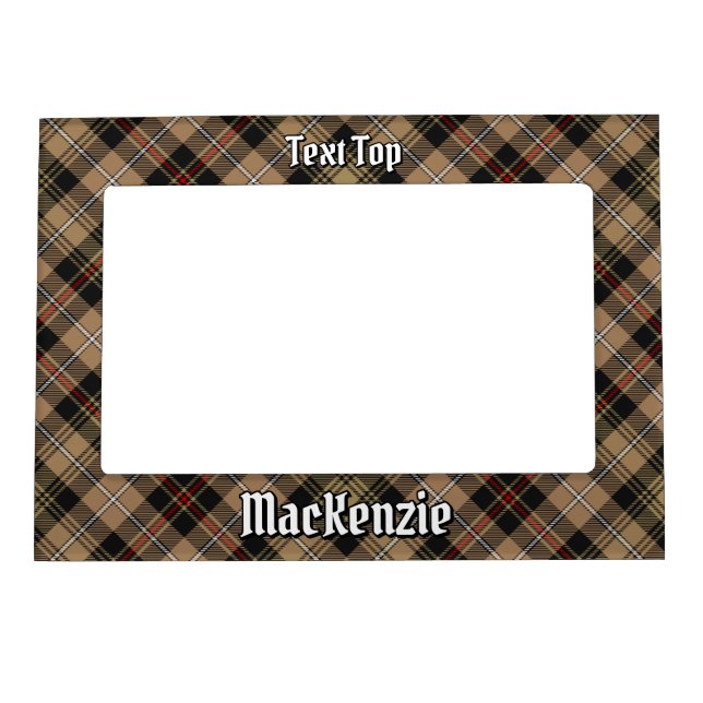 Clan MacKenzie Brown Hunting Tartan Magnetic Frame (Front)