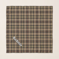 Clan MacKenzie Brown Hunting Tartan Scarf