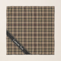 Clan MacKenzie Brown Hunting Tartan Scarf