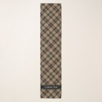 Clan MacKenzie Brown Hunting Tartan Scarf