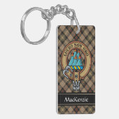 Clan MacKenzie Crest Acrylic Keychain (Front Left)