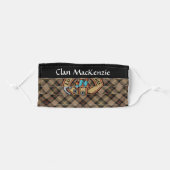 Clan MacKenzie Crest Adult Cloth Face Mask (Front, Folded)