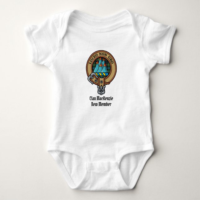 Clan MacKenzie Crest Baby Bodysuit (Front)