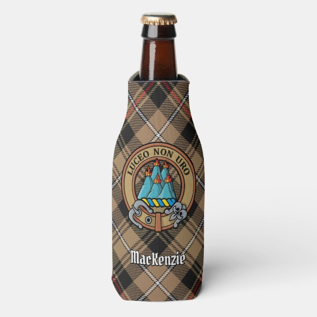 Clan MacKenzie Crest Bottle Cooler (Bottle Front)