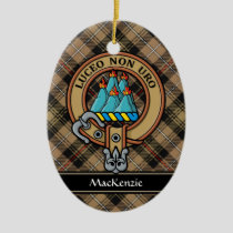 Clan MacKenzie Crest Ceramic Ornament