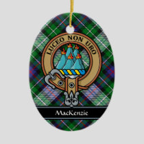 Clan MacKenzie Crest Ceramic Ornament