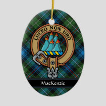 Clan MacKenzie Crest Ceramic Ornament