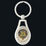 Clan MacKenzie Crest Keychain<br><div class="desc">Luceo non uro (I shine not burn). The motto of Clan Mackenzie. Let your Mackenzie pride shine through!</div>