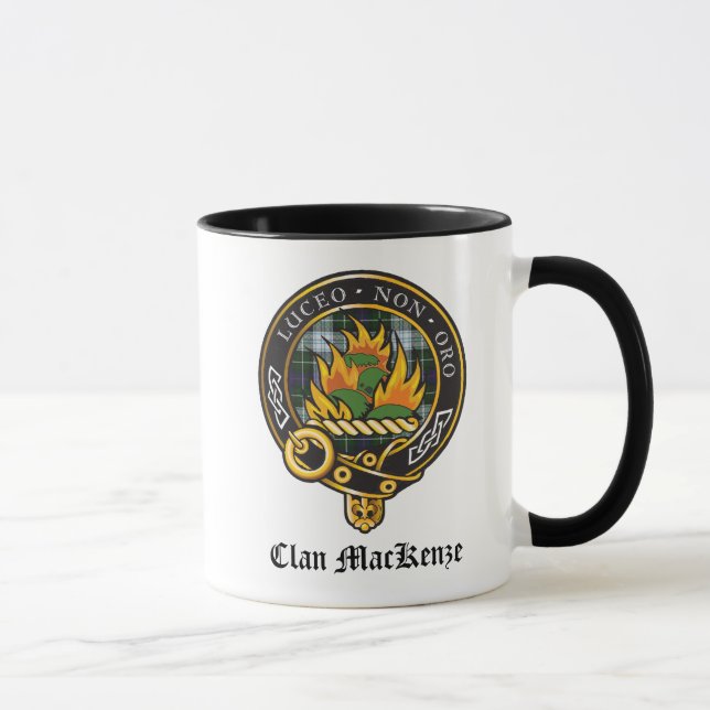 Clan MacKenzie Crest Mug (Right)
