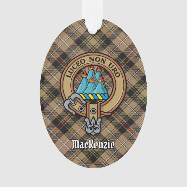 Clan MacKenzie Crest Ornament (Front)