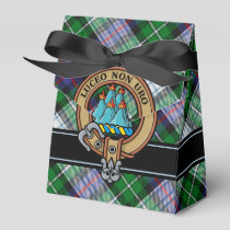Clan MacKenzie Crest over Dress Tartan Favor Box