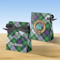 Clan MacKenzie Crest over Dress Tartan Favor Box