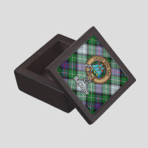 Clan MacKenzie Crest over Dress Tartan Gift Box