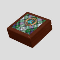 Clan MacKenzie Crest over Dress Tartan Gift Box