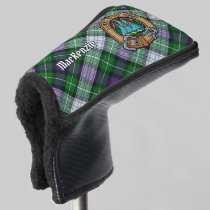 Clan MacKenzie Crest over Dress Tartan Golf Head Cover