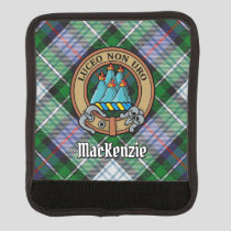 Clan MacKenzie Crest over Dress Tartan Luggage Handle Wrap