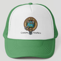 Clan MacKenzie Crest over Dress Tartan Trucker Hat