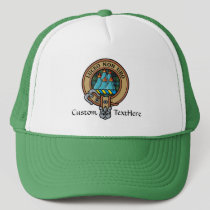 Clan MacKenzie Crest over Tartan Trucker Hat