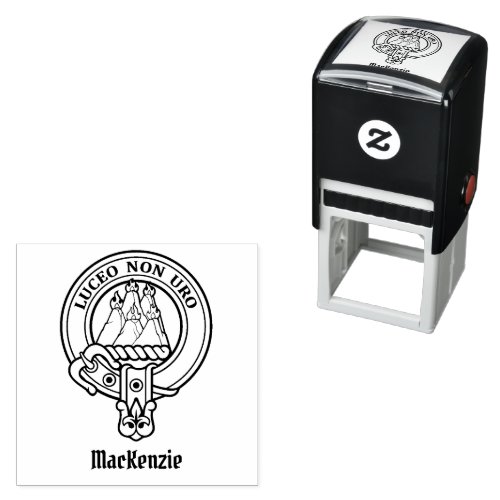 Clan MacKenzie Crest Self_inking Stamp