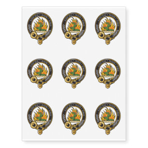 Clan MacKenzie Crest Temporary Tattoos