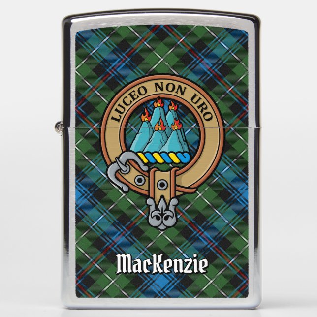 Clan MacKenzie Crest Zippo Lighter (Front)
