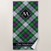 Clan MacKenzie Dress Tartan Beach Towel