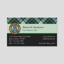 Clan MacKenzie Dress Tartan Business Card
