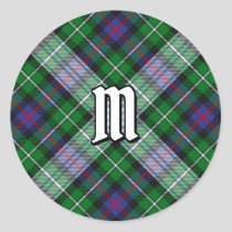Clan MacKenzie Dress Tartan Classic Round Sticker