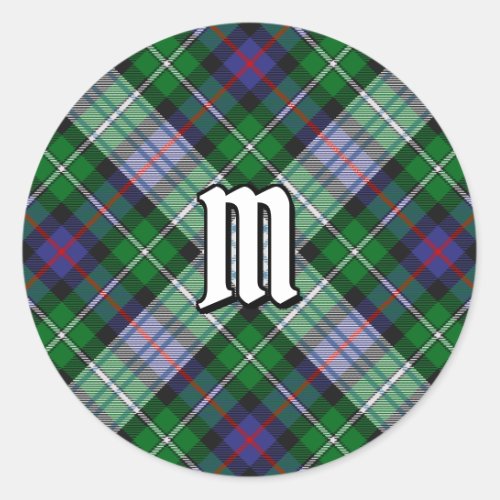 Clan MacKenzie Dress Tartan Classic Round Sticker