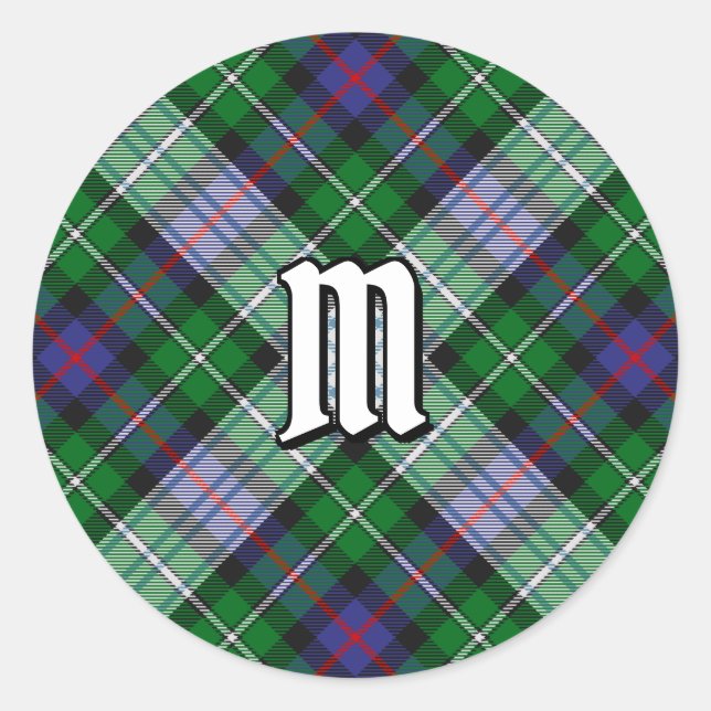 Clan MacKenzie Dress Tartan Classic Round Sticker (Front)