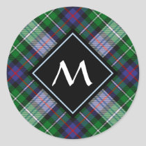 Clan MacKenzie Dress Tartan Classic Round Sticker